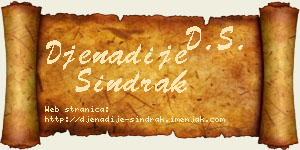 Đenadije Šindrak vizit kartica